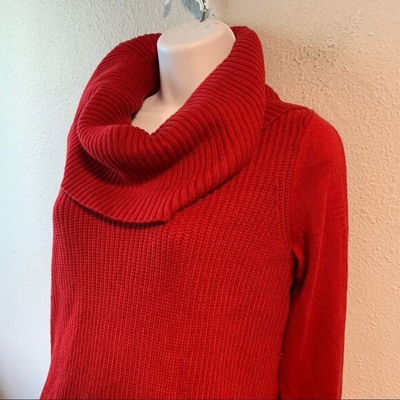 Michael Kors Turtleneck Sweater Red - Picture 2 of 7